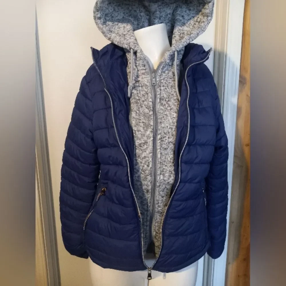 Special One Premium Quality Blue Puffer Jacket Size M